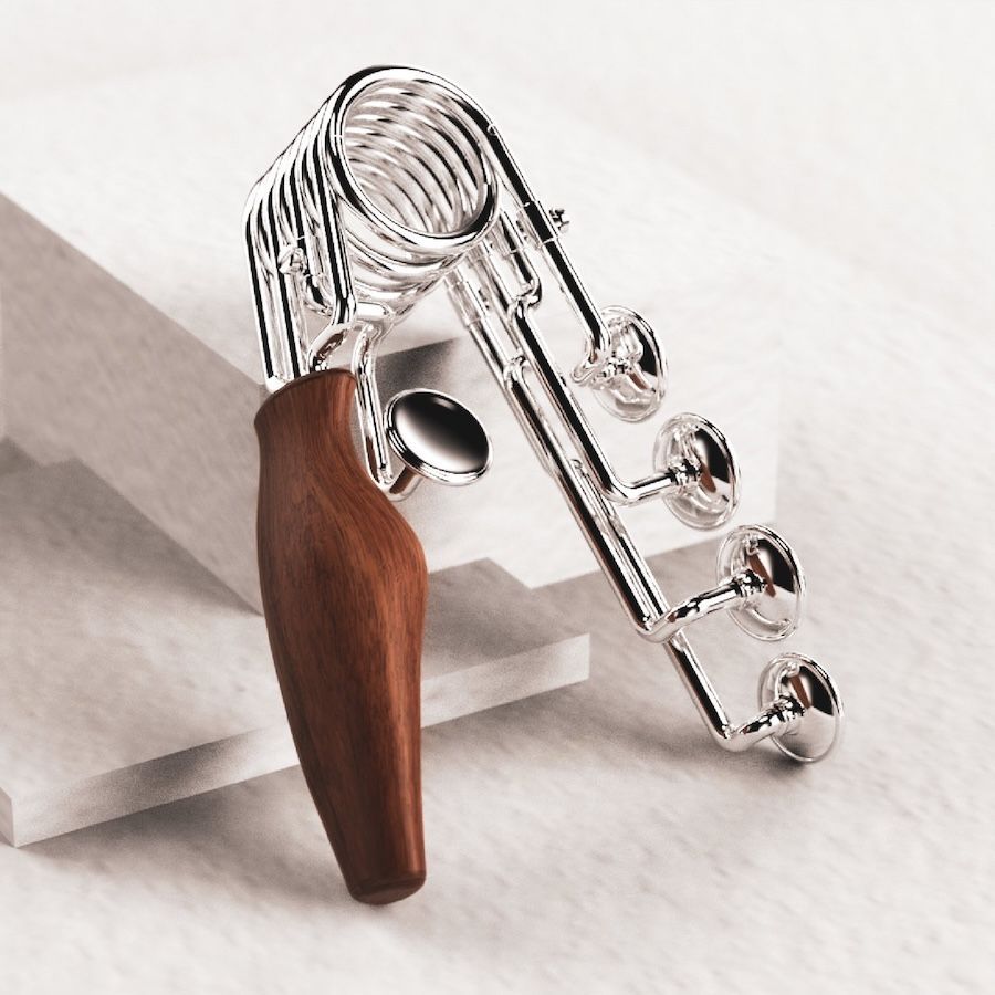 i_______DESIGN's tweet photo. 強い身体性を伴う楽器との関係に着目した、サックス奏者のように指を鍛えるハンドグリップのアイデア。
Workout Tool Design The Gripper　|　Yamaha Design Lab(@YamahaMusic_Jp)　|　1347r2

ー
A hand grip trainer built on the physical bond between musician and instrument, strengthening fingers the way a saxophonist builds them through play. 
Workout Tool Design The Gripper　|　Yamaha Design Lab(@YamahaMusic_Jp)　|　1347r2

https://t.co/Ul74F0xv4t