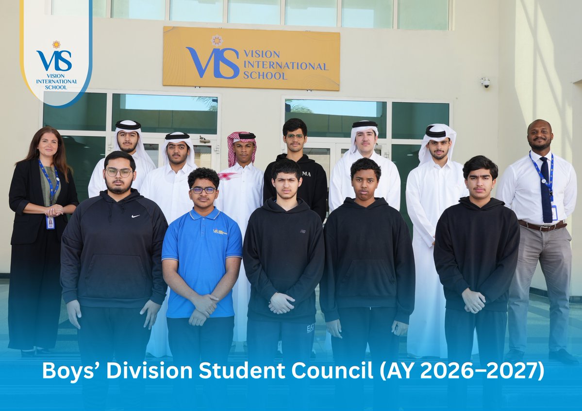VISQatar's tweet photo. 🎓 Boys’ Division Student Council 2025
Meet our Student Council members from Grades 11 & 12! We look forward to seeing them lead with confidence, responsibility, and school spirit. 🌟
#VisionInternationalSchool #VISQatar #StudentCouncil #StudentLeadership #StudentVoice #School https://t.co/HLORYzENA0