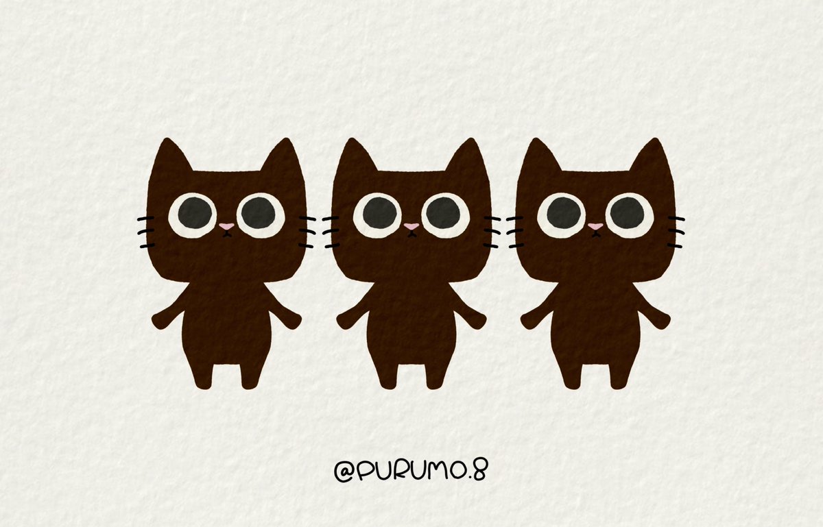 PURUMO8's tweet photo. 3匹一緒にお家に連れてってください

 #イラスト  #創作イラスト  #猫 https://t.co/Px7LnLbZkm