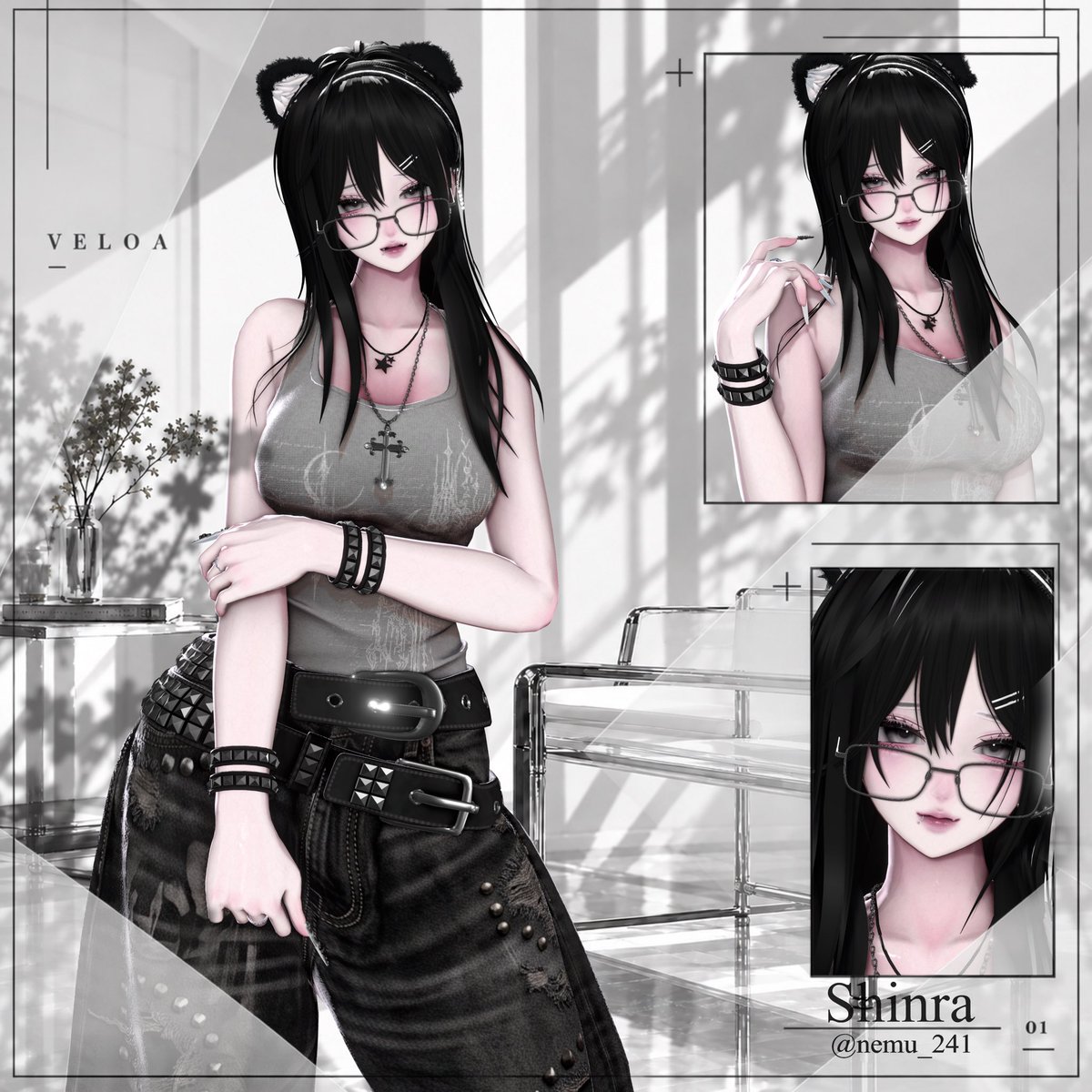 nemu_241's tweet photo. ꕀ️꙳🐈⬛【 𝐀𝐯𝐞𝐥𝐢𝐧𝐞 𝐇𝐚𝐢𝐫 】
レイヤーたっぷりで可愛いのに大人っぽい♥
小物で雰囲気変えられるのも嬉しい!
#Veloa https://t.co/clN1jCpciZ