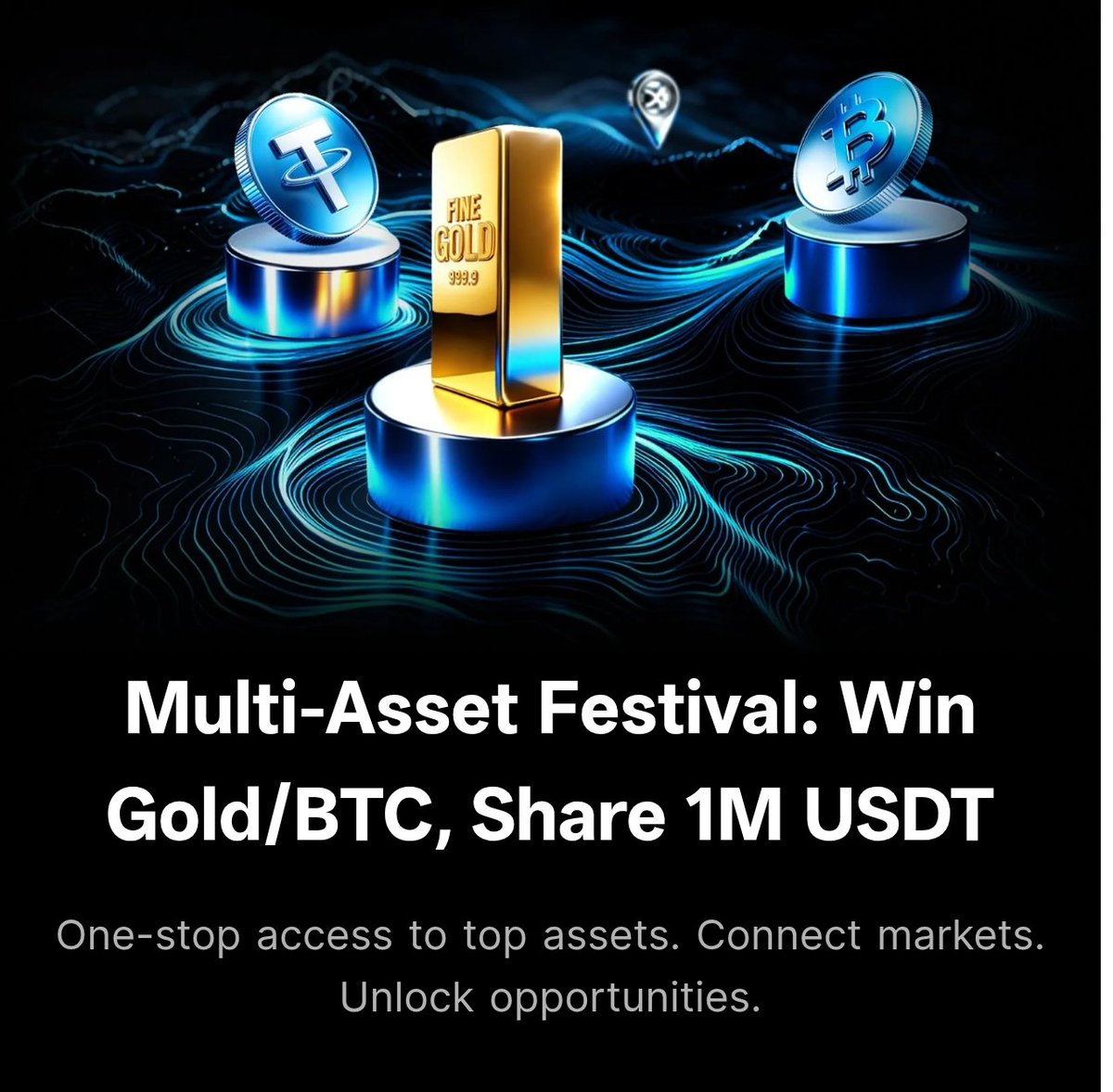 Liembriel's tweet photo. What I find interesting about this BingX campaign is how it brings Crypto and TradFi together in one trading experience. The rewards are also spread across different assets, including XAUT, BTC Tokens, USDT, and Bonus Vouchers.

The 1,000,000 USDT reward pool is definitely attractive, but what I appreciate more is how the campaign connects rewards to different trading milestones. It gives the event more structure and makes the multi-asset approach worth exploring.

#BingX #MultiAssetTradingFestival #Crypto #TradFi