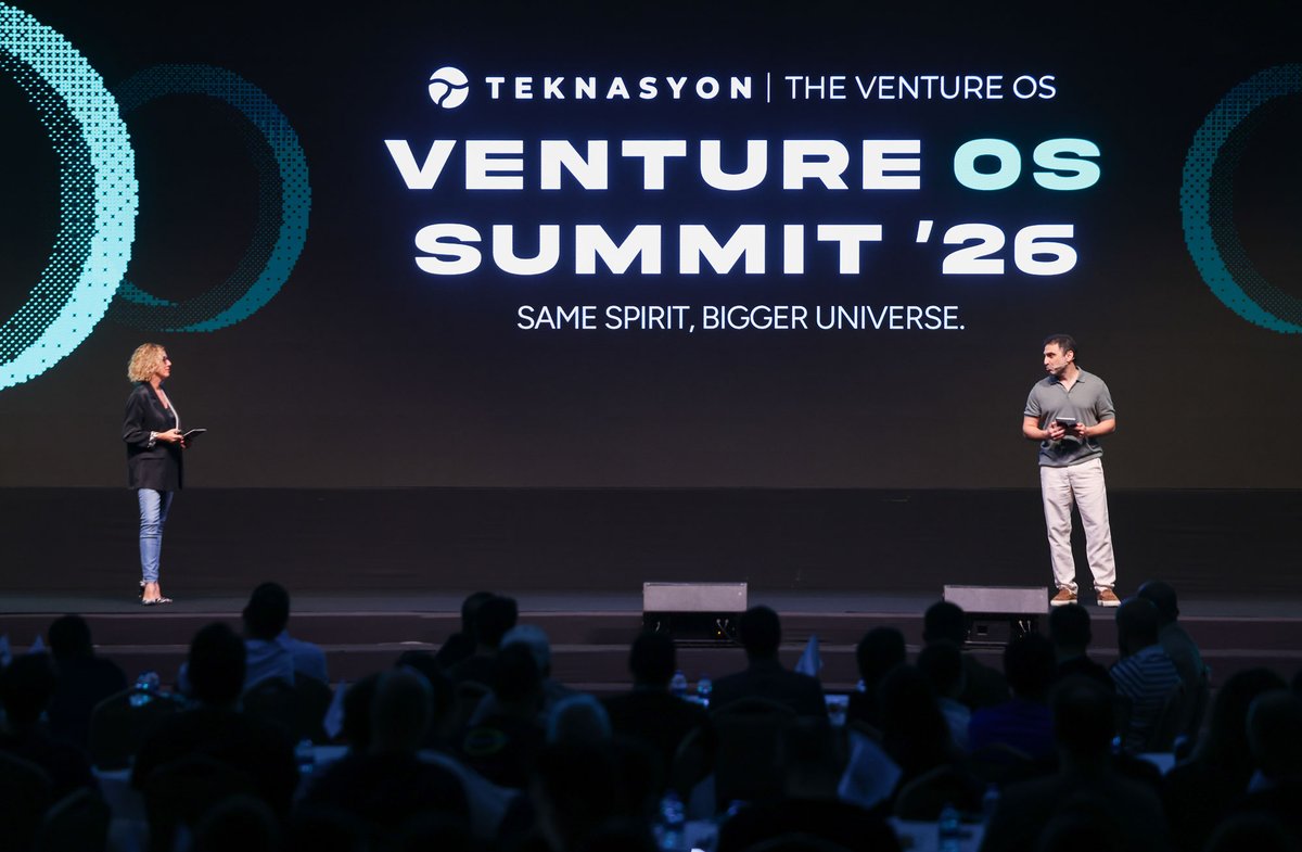 teknasyon's tweet photo. The "State of the Venture OS" session has just kicked off at Venture OS Summit '26.
Dilara Rassad Alkoç and Onur Kurugöl are discussing where the Venture OS stands today and where it's headed next.
#VentureOSSummit26 https://t.co/TMAc3lVCQc