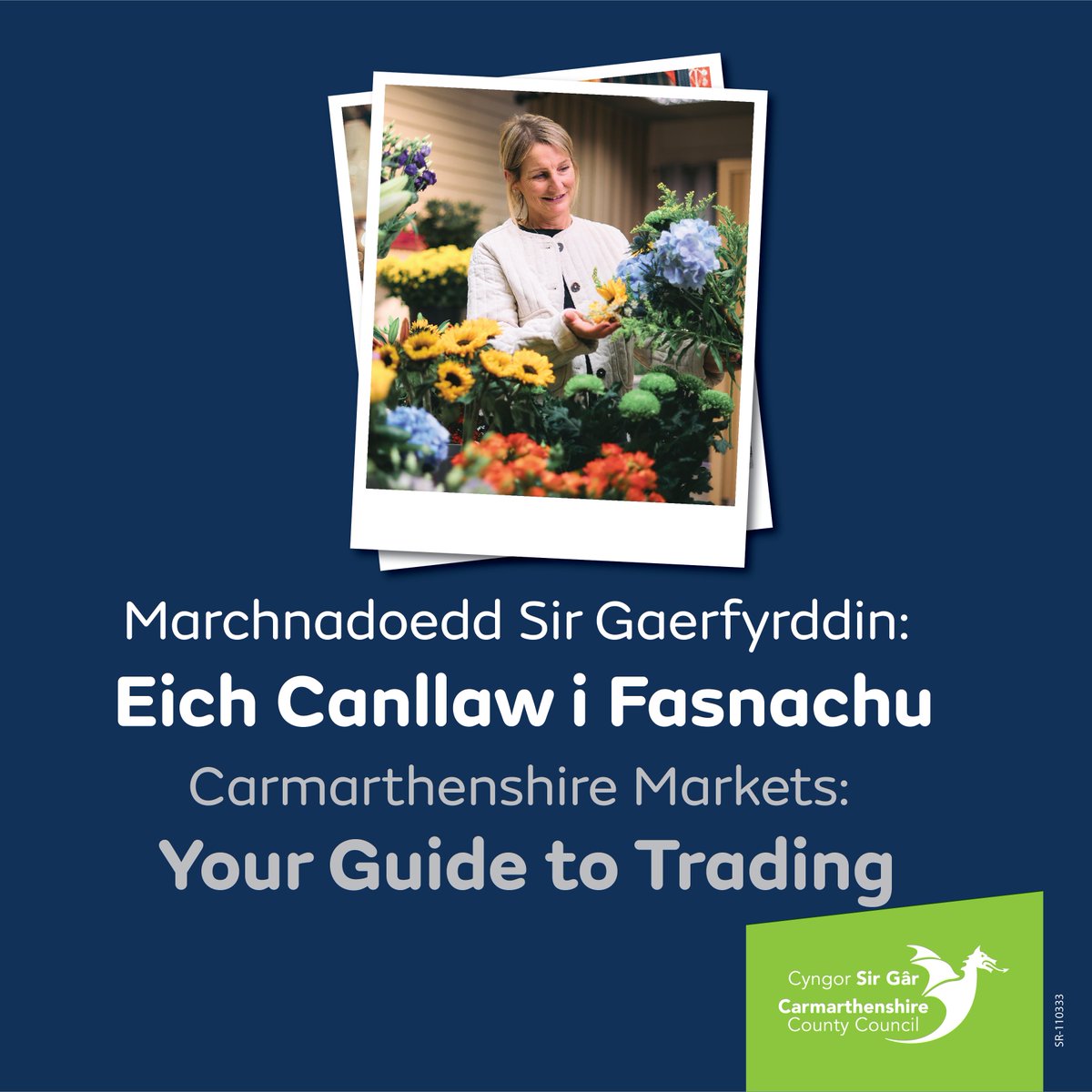 CarmsCouncil's tweet photo. P'un a ydych chi'n fusnes sefydledig neu fod gennych chi syniad gwych rydych chi'n barod i'w gyflwyno i'r farchnad, dewch draw i'n seminar AM DDIM 'Marchnadoedd Sir Gâr: Eich Canllaw i Fasnachu'! 

Hyn a hyn o leoedd AM DDIM — archebwch yn gynnar ⬇️ 
https://t.co/DyXVF8Ray2 https://t.co/93ATPJFgkD