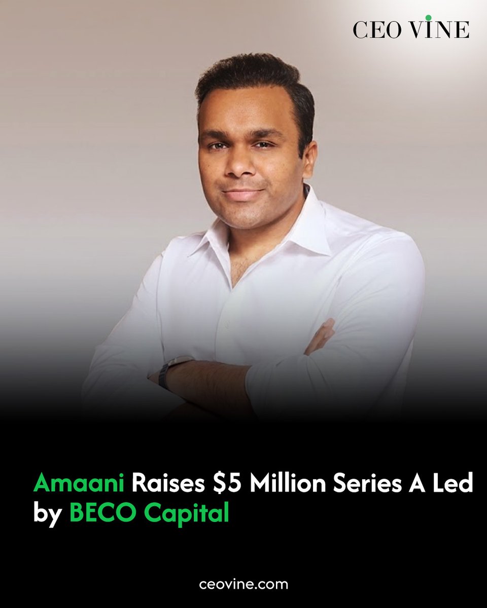 CeoVine's tweet photo. Amaani, the parent company of Middle Eastern beauty brand AÏZA, has raised $5 million in Series A funding led by BECO Capital, with participation from Homegrown Ventures and Peak XV’s Surge.
Read more: https://t.co/cvjo78irxz
#Amaani #AIZA #BECOCapital #PeakXV #Surge #CEOVINE https://t.co/8sgoDJ0VhV