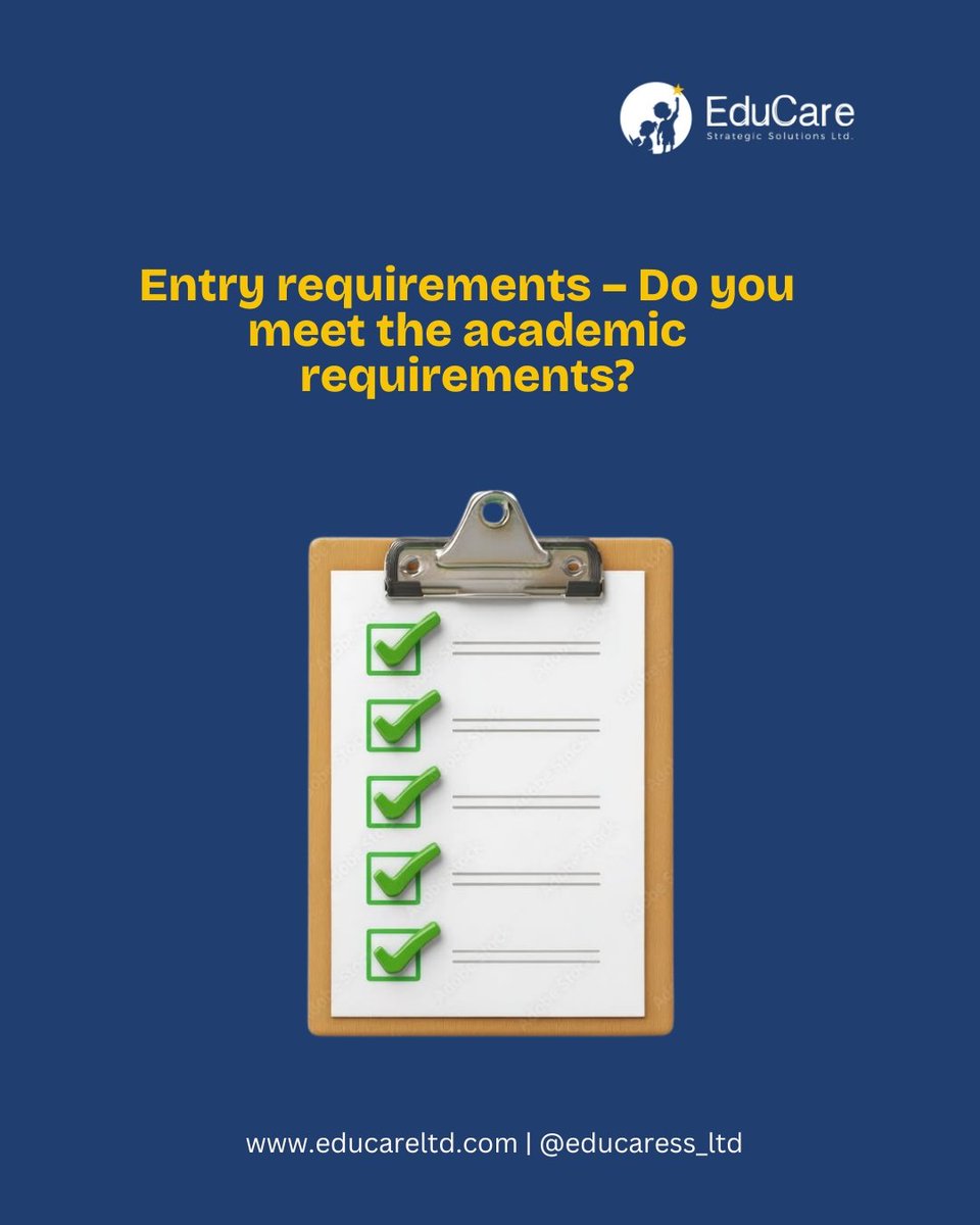 EducareL12297's tweet photo. Planning to study abroad? 🎓🌍
Before you apply, check your: 
✔️ Course
✔️ Entry requirements
✔️ Costs
✔️ Deadline
✔️ Documents
Don’t apply unprepared. Let EduCare help you get it right.
#StudyAbroad #EduCare https://t.co/6hlKh9pGn6