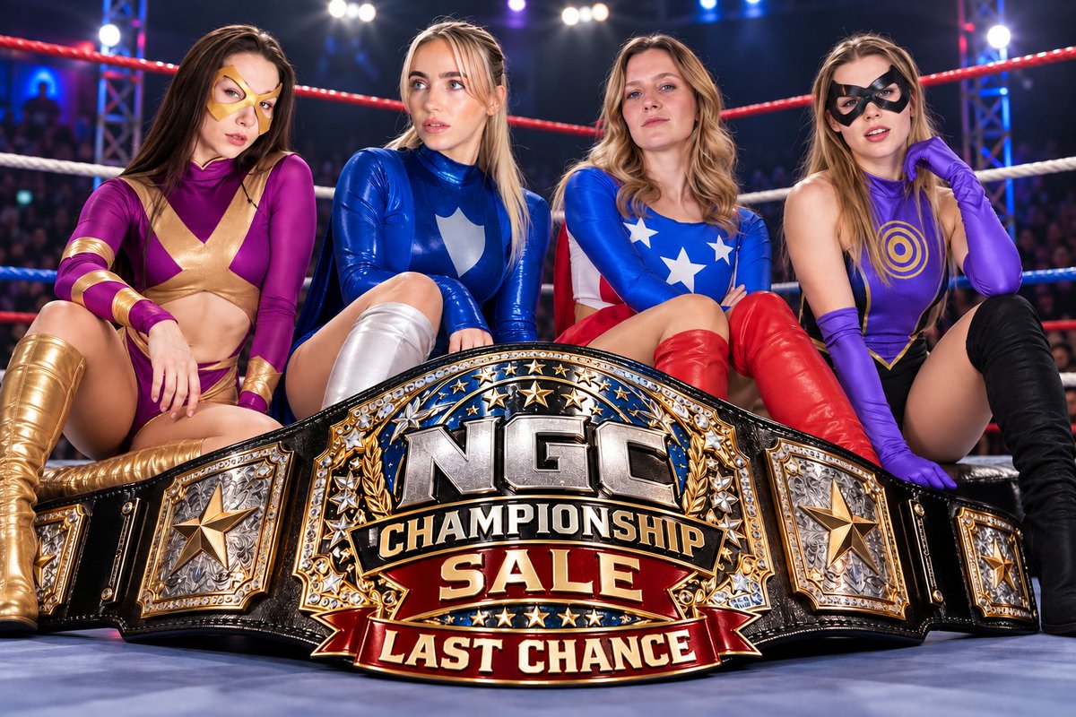 AssertFilms's tweet photo. Time is running out to get the HUGE Discounts on 87 videos at https://t.co/pkVMUxuHn5 Superheroines battle villains and each other in the ring! Click the link, hurry! https://t.co/YkYVLo2z8o