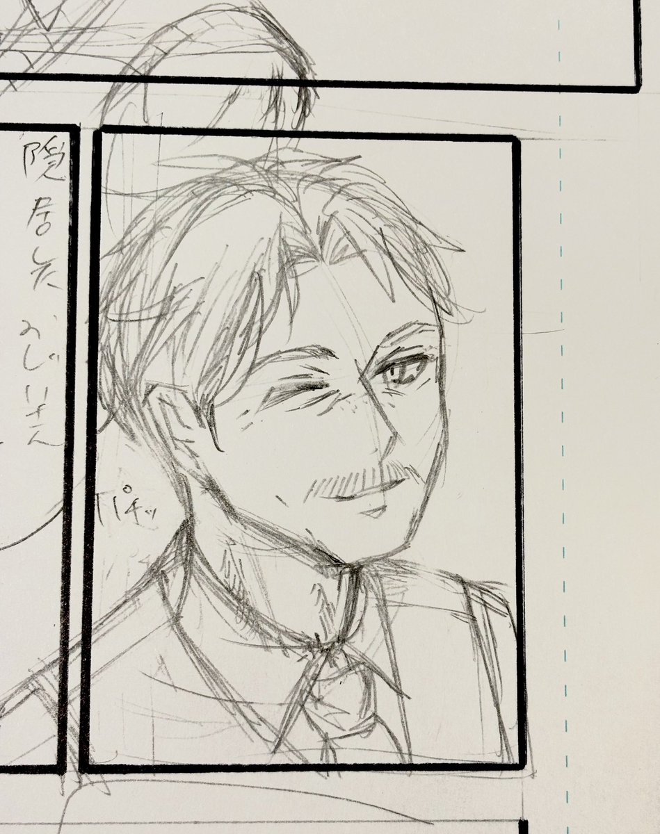 roron123's tweet photo. ウィンク好きなんだよ......
ウィンクできるおじ様好きなんだよ.....
#アナログイラスト　#創作漫画 https://t.co/966zsgLI93