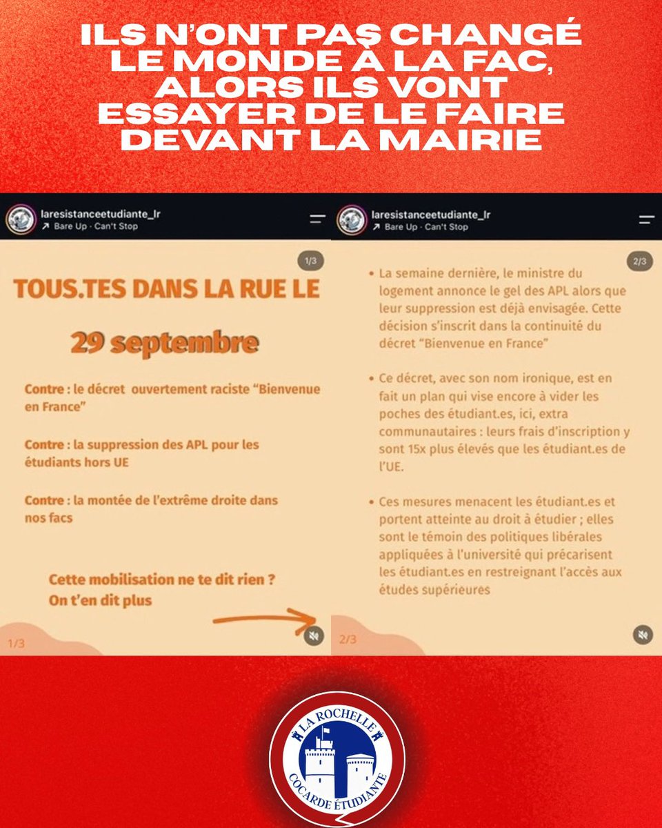 CocardeLR's tweet photo. Zéro résultat à la fac, alors ils déménagent leur zéro résultat devant la mairie. Le changement, c'est maintenant (enfin, dans une version sans effet).😂😂 https://t.co/AHGI5frdm8