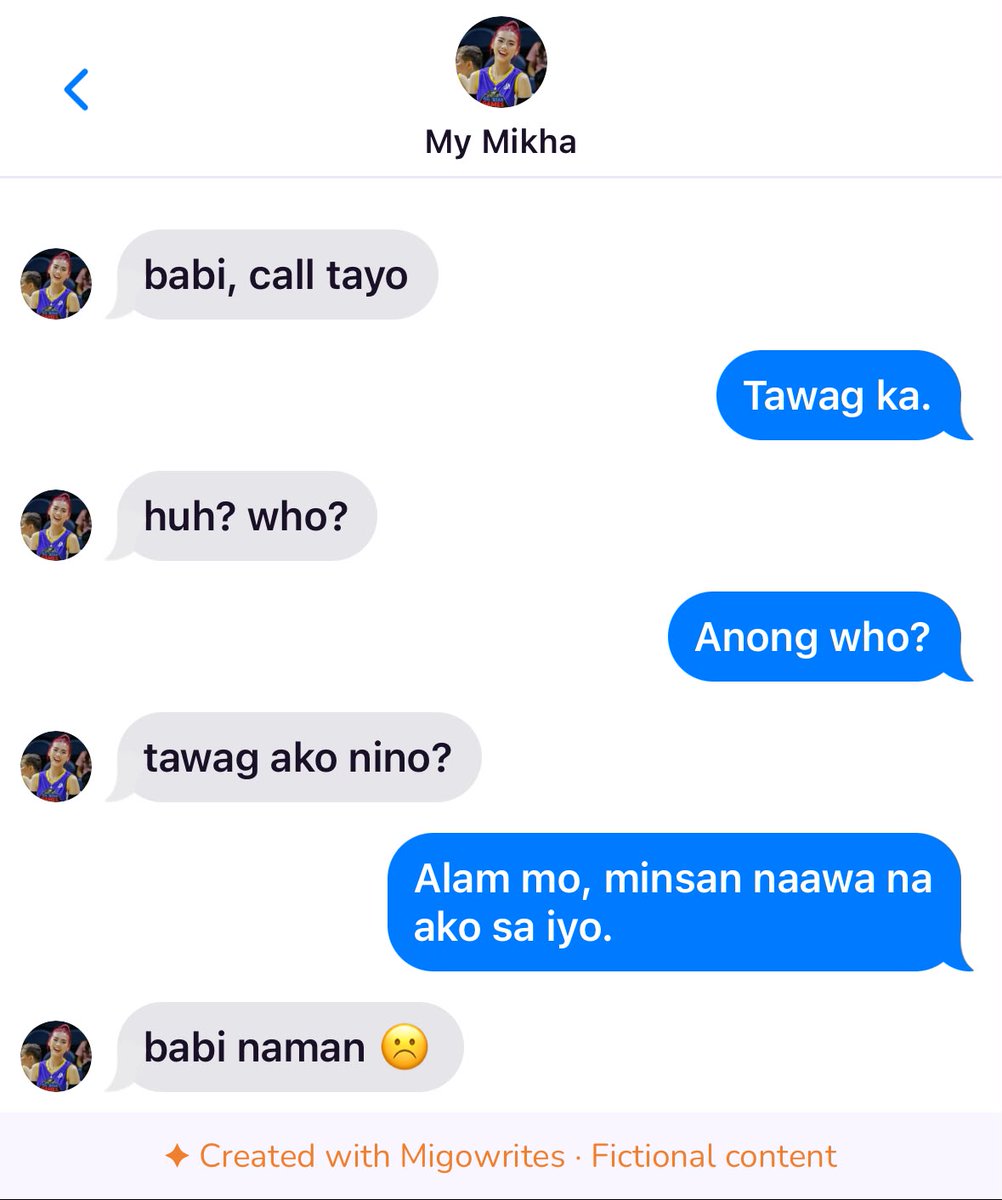 annoying_mickey's tweet photo. Kasi Im bored.   
#mikhaiahau #MadeWithMigo 🦊
Call tayo. https://t.co/FftzuKa4ey