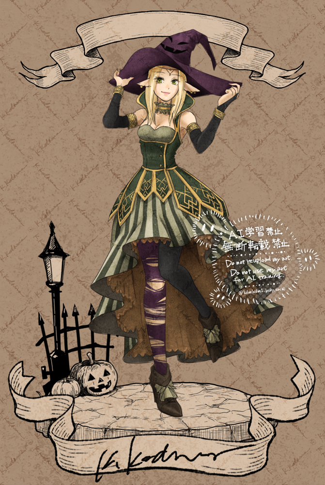Kedama_Kodama1's tweet photo. BOOTHにて、モノクロペン画風のハロウィン素材、販売中です。
ヴィネットやアイテム、飾りリボンなど、既存のキャラ立ち絵に配置するとこんな感じ！

期間限定、10/31まで。
https://t.co/VmNCqFzJLp https://t.co/1cmk3uLAvQ