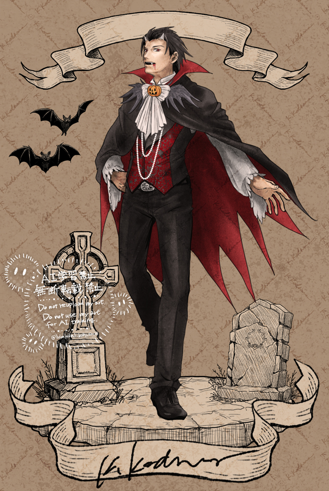 Kedama_Kodama1's tweet photo. BOOTHにて、モノクロペン画風のハロウィン素材、販売中です。
ヴィネットやアイテム、飾りリボンなど、既存のキャラ立ち絵に配置するとこんな感じ！

期間限定、10/31まで。
https://t.co/VmNCqFzJLp https://t.co/1cmk3uLAvQ