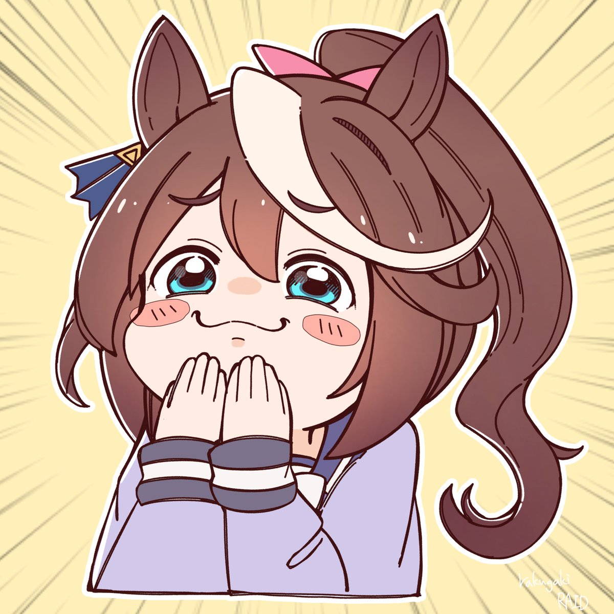 rakugakiRAID's tweet photo. このﾃｲｵｰ様に合うセリフ募集中
 #ウマ娘 https://t.co/JSWkA8307V
