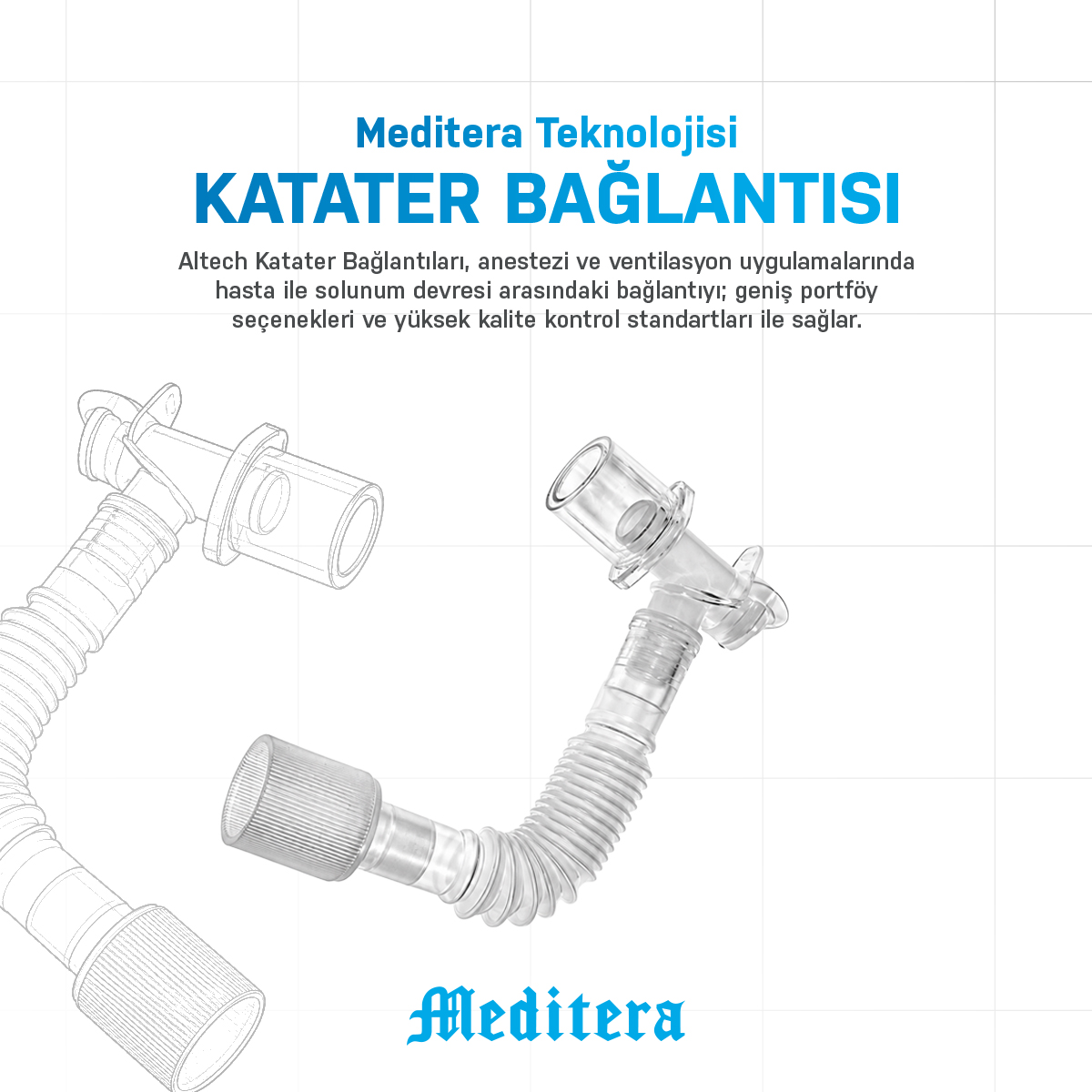 MediteraHealth's tweet photo. Altech Katater Bağlantıları, çift döner başlıklı dizaynı ve geniş port seçenekleriyle solunum devresine hareket serbestliği kazandırır. Hasta ile devre arasında uzatıcı bir ara birim oluşturarak devrenin serbestçe konum değiştirmesine olanak tanır.
#Meditera #Altech https://t.co/3wvoB7m5ry
