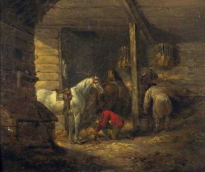 m_barrett_349's tweet photo. Looking at the stable’s groom tending the horses, the humble servant’s daily work tells a quiet story of care and dedication. https://t.co/JueYDFdgV6