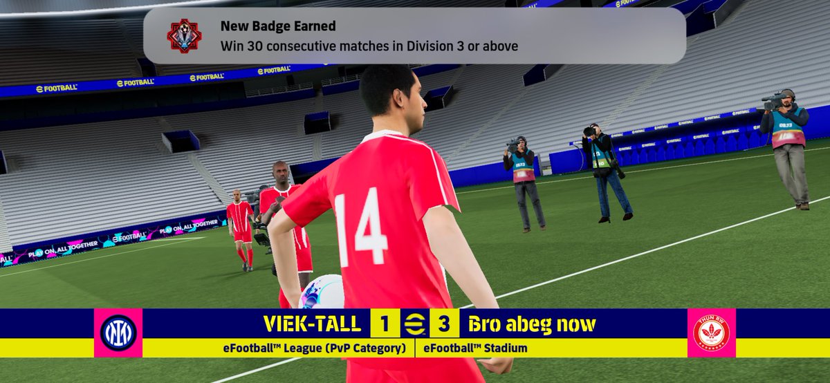 Loveren_x's tweet photo. POV: Division 
W 30 consecutive wins badge in the chat 😌. Top 1k badge next 🤲🏾 #efootball https://t.co/KoAVH097OJ