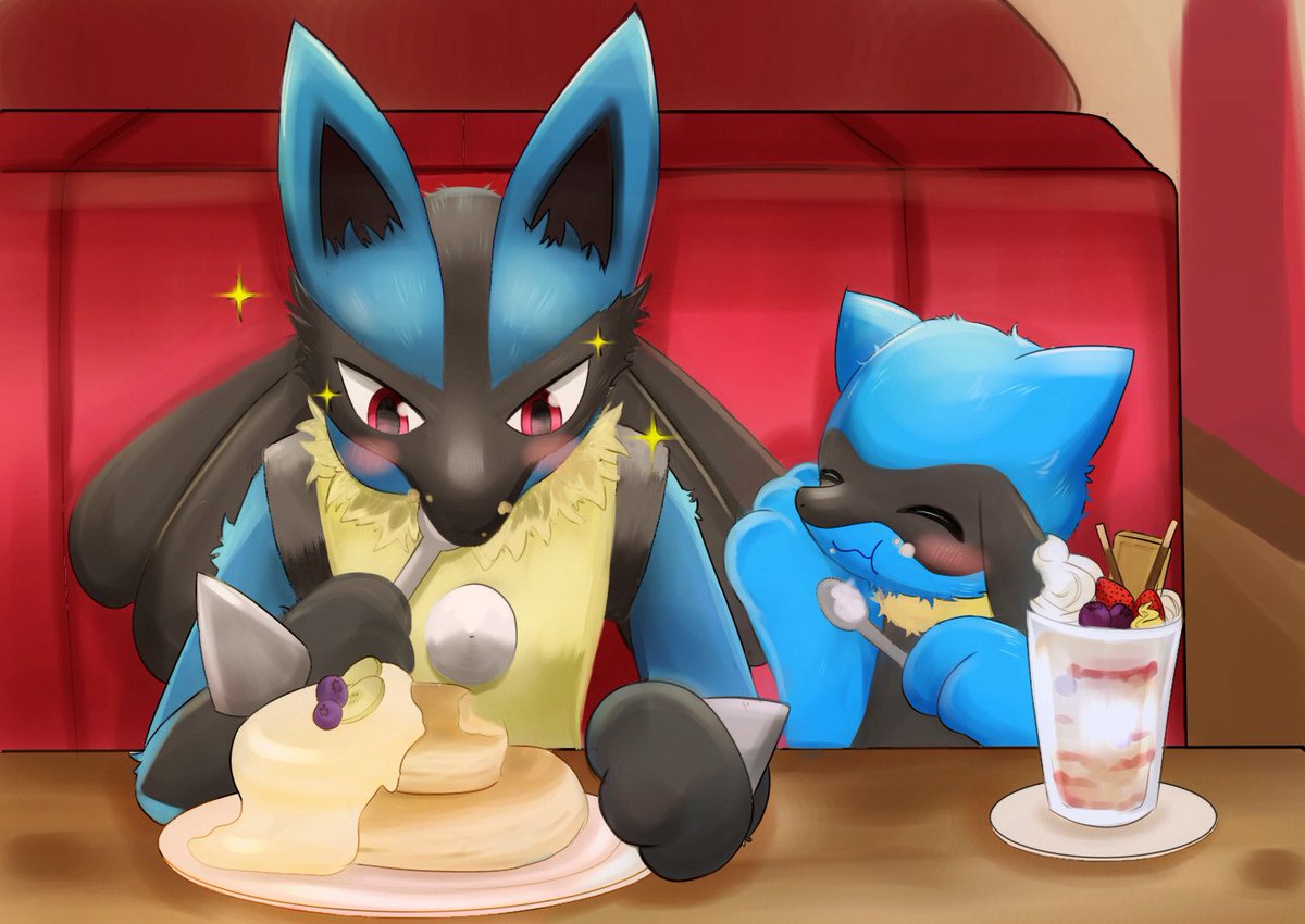 YUMI_YA01020's tweet photo. #イラスト
#ポケモンイラスト

ルカリオとリオル描きました https://t.co/XVgscycDet
