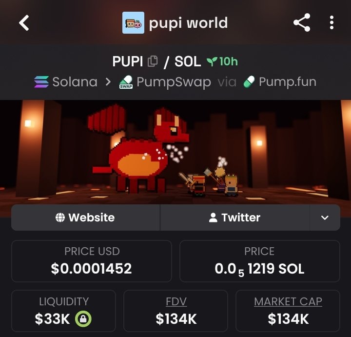 1_ALPHADESK's tweet photo. Secured a massive move with $PUPI

Entry:$14k
Peak:$134k
Profit:9.5x Profit 

Don't miss the next one-catch these opportunities first in my private TG!

#Solana #CryptoMarket #memecoin https://t.co/cTM22tTjda