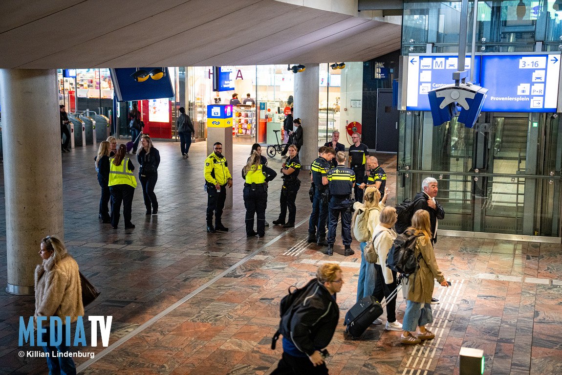 Onbeheerde koffers aangetroffen in voetgangerstunnel Rotterdam Centraal