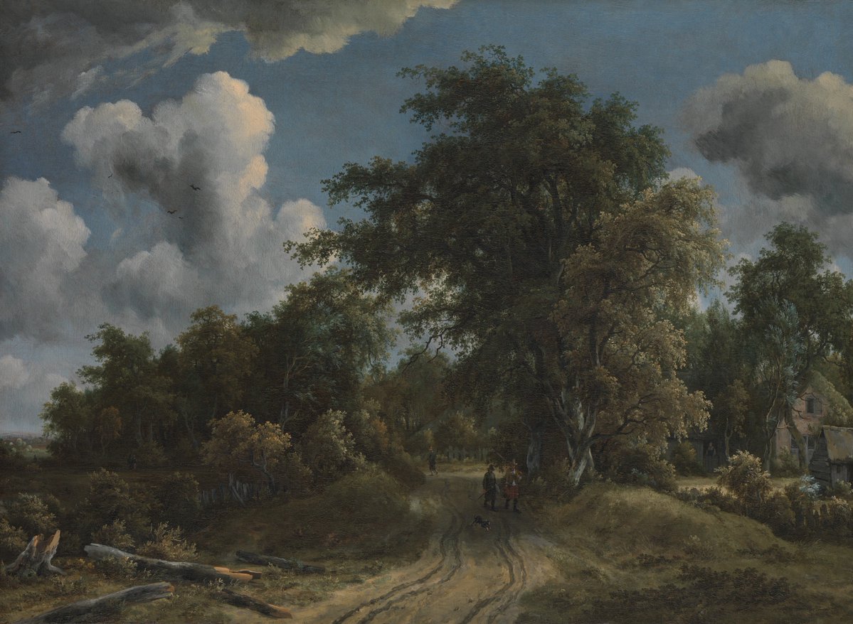 Goudriaan2's tweet photo. Woodland Road
Meyndert Hobbema, ca. 1670 #TheMet https://t.co/yBQaUCrEd7