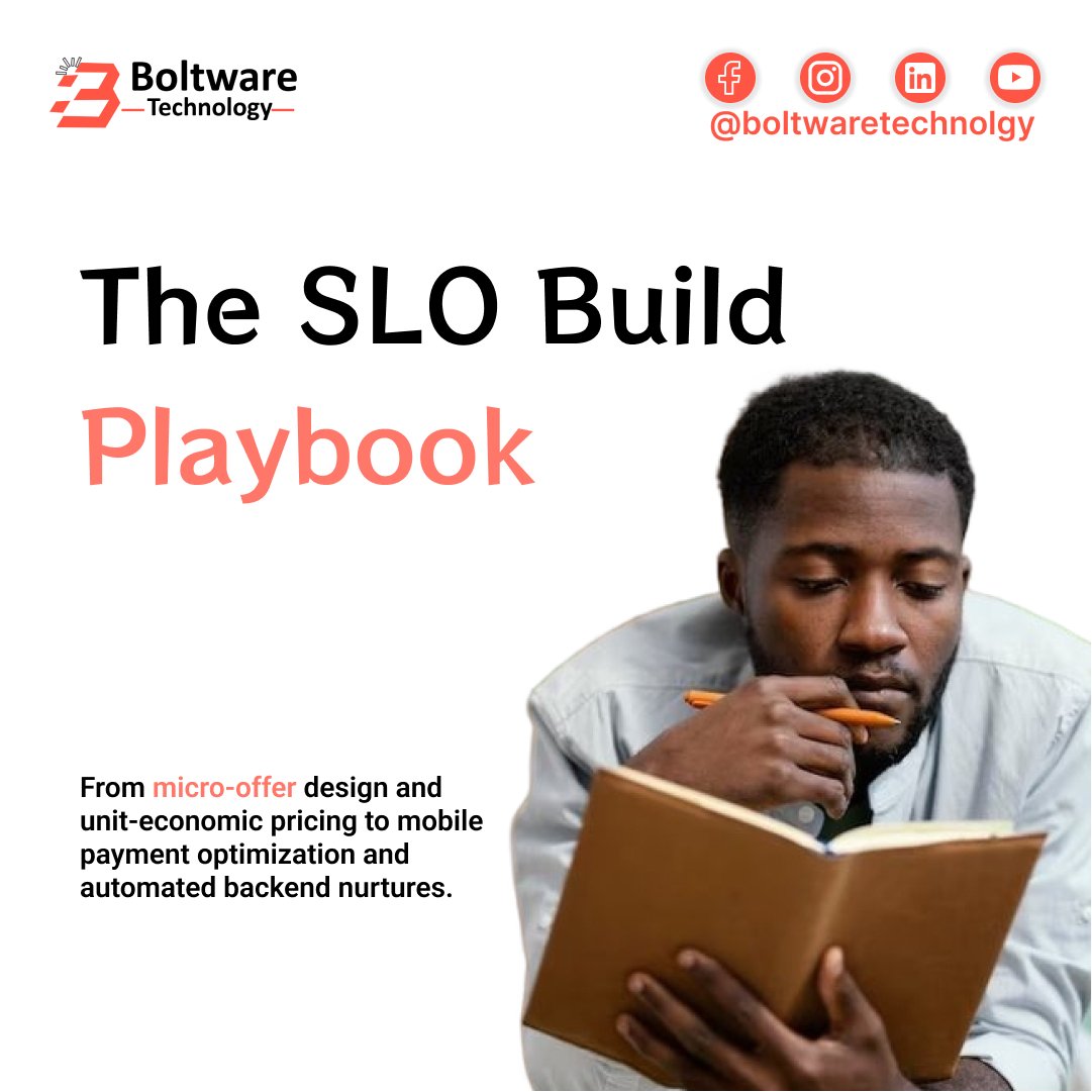 Bamidel5252's tweet photo. If you started building your SLO funnel today, which of these 6 steps would stall you first? Drop a reply below! ๐ #NigerianBusiness #LagosBusiness #DigitalMarketing #IbadanBusiness #BoltwareTechnology #GrowthMarketing #boltware #abujabusiness #CustomerAcquisition #LagosTech https://t.co/oRzcdZjqhb