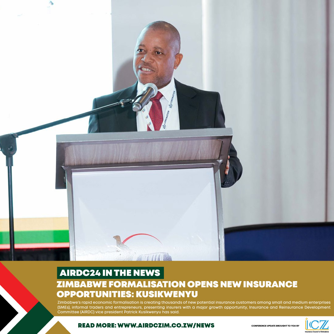 InsuranceZw's tweet photo. AIRDC24 IN THE NEWS 📰
Some key conversations from the 24th AIRDC Annual Conference are already making headlines, highlighting the evolving role of insurance in Zimbabwe’s economic resilience and development.
From sustainability and consumer trust, to new opportunities arising from economic formalisation, and the need to close the country’s protection gap, the discussions are reinforcing the importance of a stronger, more innovative and inclusive insurance sector.
Read the latest conference news and updates here: https://t.co/5HuJcCXqHu
More updates to follow as #AIRDC24 continues.