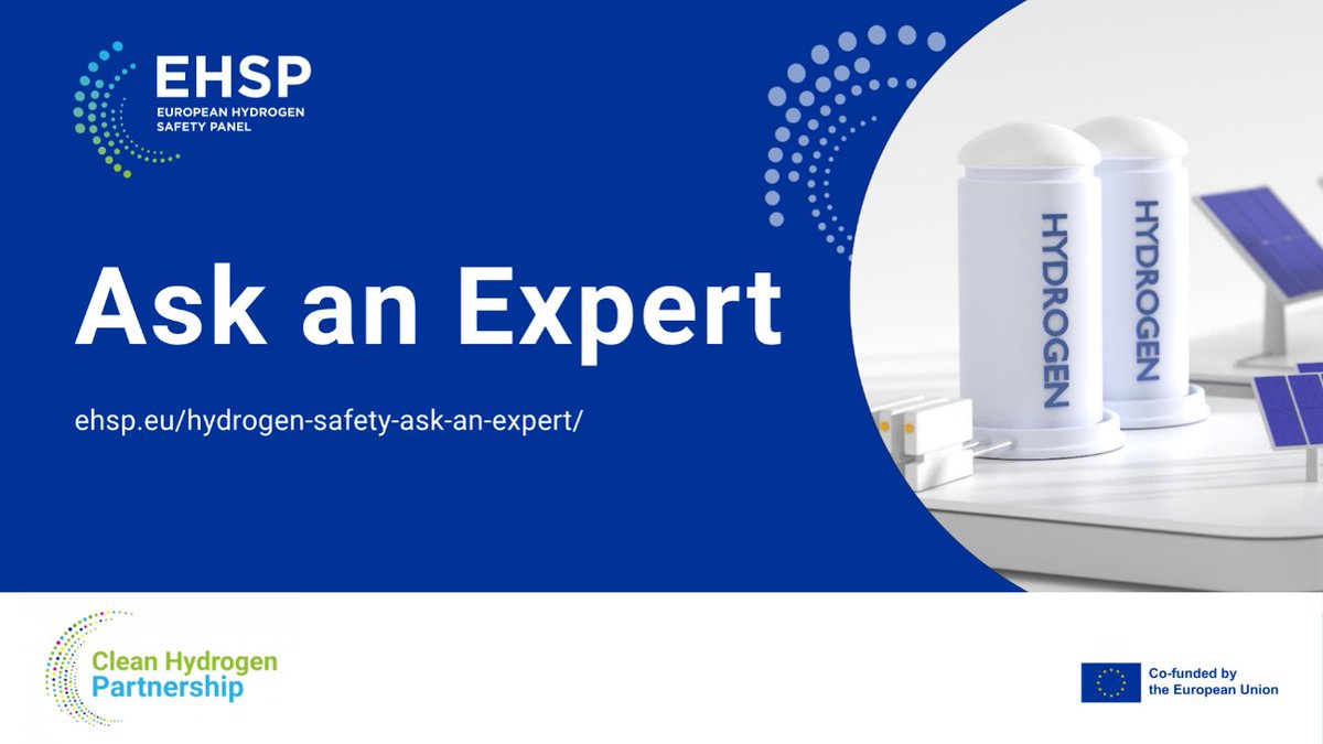 CleanHydrogenEU's tweet photo. 🔍 Safety is built on knowledge. The "Ask an Expert" portal, a dedicated, free resource for anyone seeking reliable, fact-based answers on hydrogen safety offers a panel of international experts and is ready to address your inquiries.

🔗 https://t.co/2pk6qq1wZS https://t.co/YLmyWiPfrd