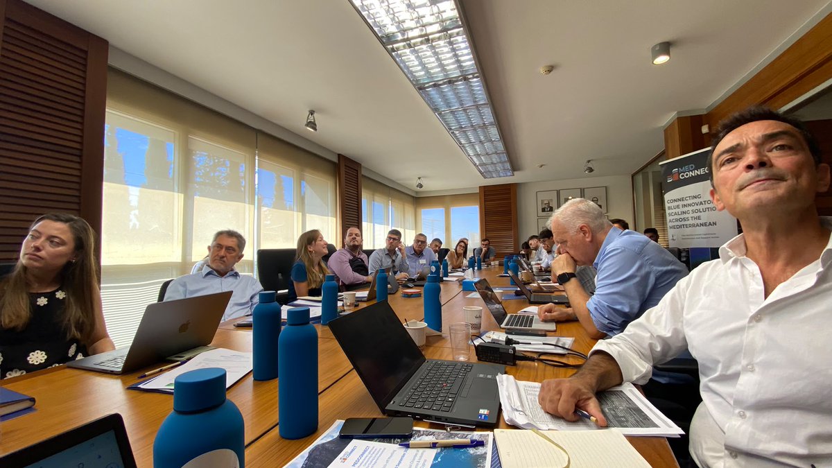 ClusterMMA's tweet photo. 📍 ¡En marcha la primera sesión de trabajo!

Durante la jornada de hoy realizamos la presentación oficial de los socios e introducimos los 10 Work Packages (WPs) del proyecto.🤝

¡Seguimos sumando capacidades por un Mediterráneo más conectado e innovador! 💙
#EconomiaAzul #Chipre https://t.co/t609ZxQga0