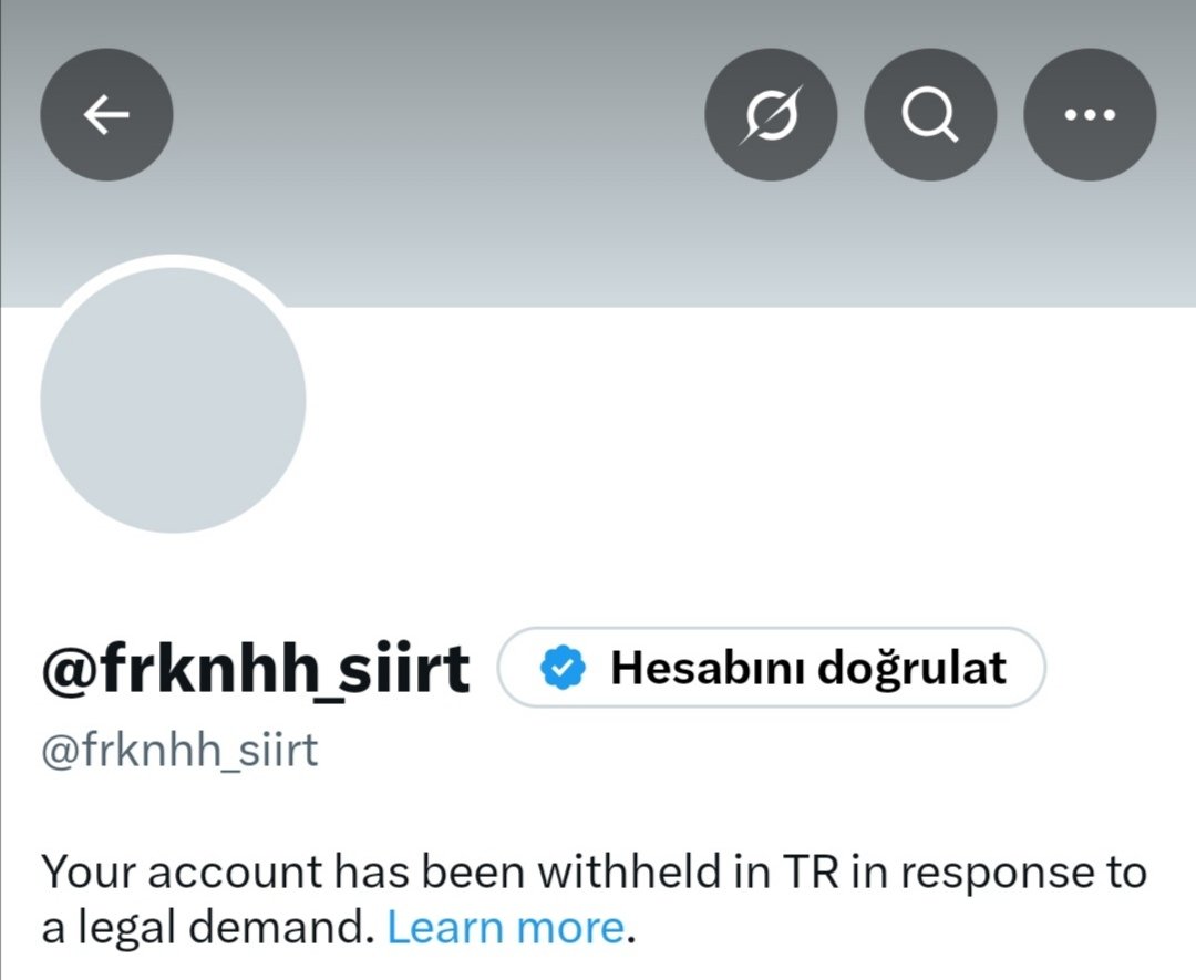hfurkansiirt's tweet photo. Furkan Hareketi Siirt hesabımız erişime engellendi. Yeni hesabımızla hakkı konuşmaya devam edeceğiz. 

Xi SerbestBırakın
AKPden MuhaliflereSansür
#FurkanaSistematikZulüm https://t.co/qy49QzJDPU