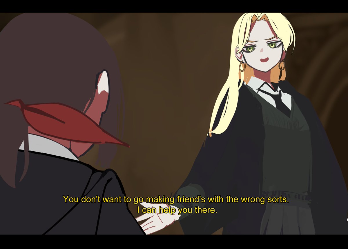 PoopingIRL's tweet photo. You'll find out soon that some wizarding families are better than others, Potter. https://t.co/rj5xTnmlFO