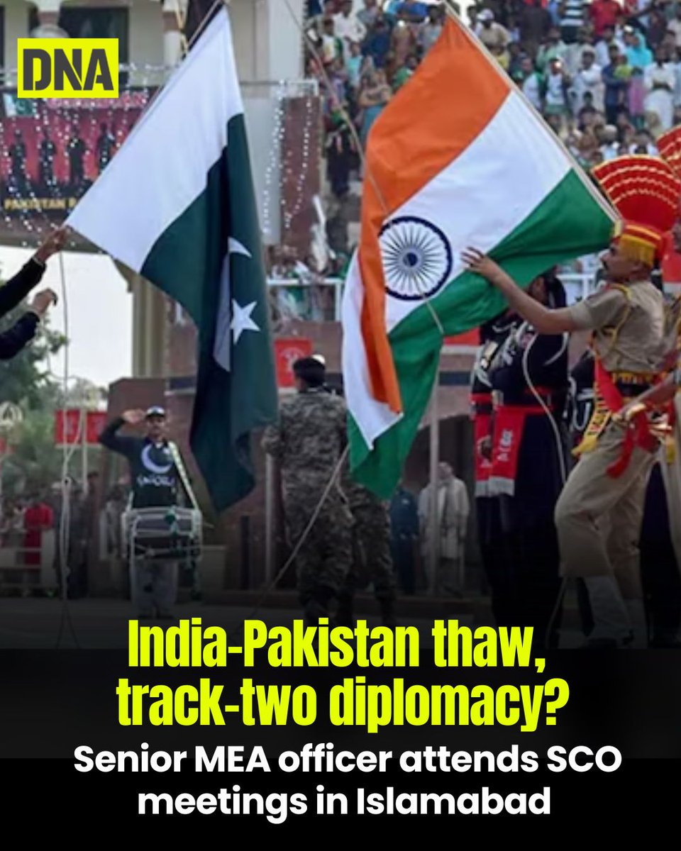 dna's tweet photo. India has sent its senior diplomat Alok Dimri to Islamabad to attend the SCO Coordinators meeting. Is it an indication of an India-Pakistan thaw, resumption of bilateral talks or track-two diplomacy? Explained here.
Read Here: https://t.co/ipvlEAN3tD
#AlokDimri #IndiaPakistan #SCO #dnadigital