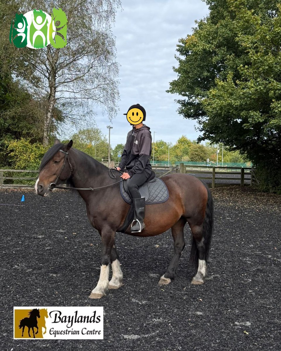 ASECLuton's tweet photo. Our learners are enjoying horse riding sessions while developing so much more than riding skills.

A fantastic opportunity to learn, challenge themselves and grow — all while enjoying time with these wonderful animals! 

Thanks to Baylands Equestrian Centre at Stockwood Park💙 https://t.co/NDrJwPWHrv