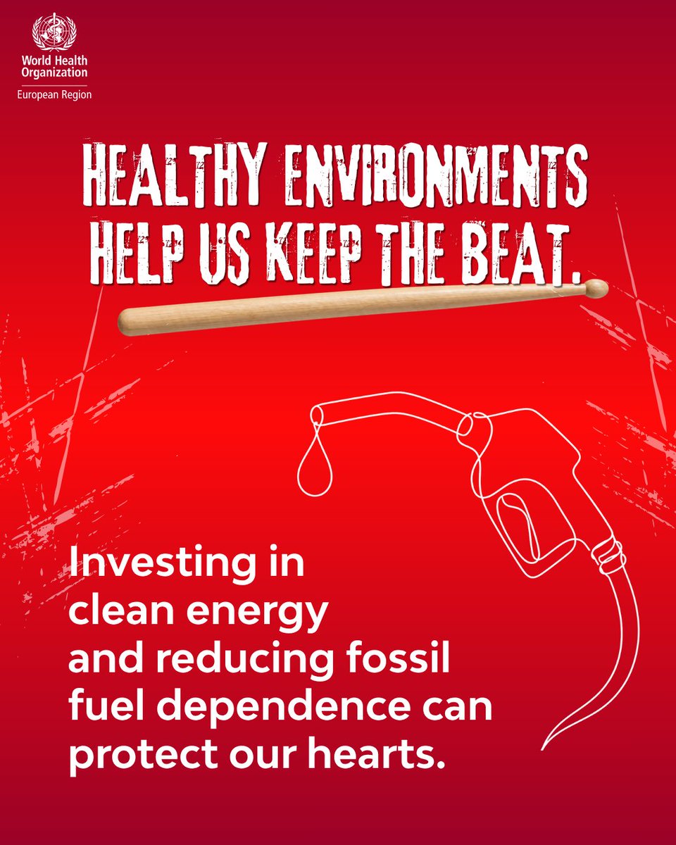 WHO_Europe's tweet photo. 🔴 #Tobacco, unhealthy diets, #alcohol, and physical inactivity increase the risk of heart diseases.
The good news is that effective policies can create healthier environments for everyone. Many of the solutions can bring measurable results in 1-5 years.
#WorldHeartDay https://t.co/7XsSXahqcT
