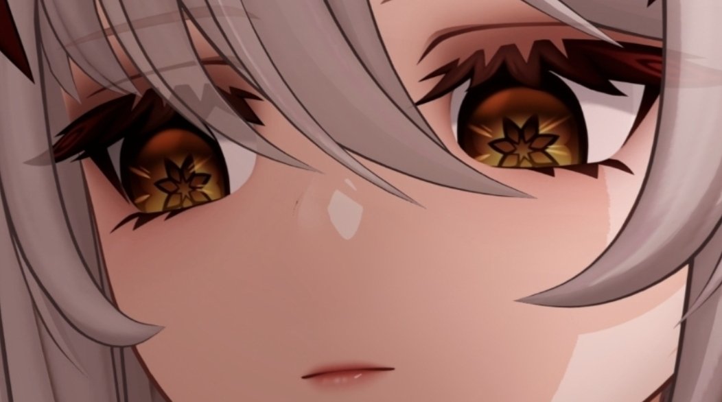 Poomeister2's tweet photo. Ronova has my favorite eye design in Genshin. So beautiful https://t.co/ojkqkhxLZu