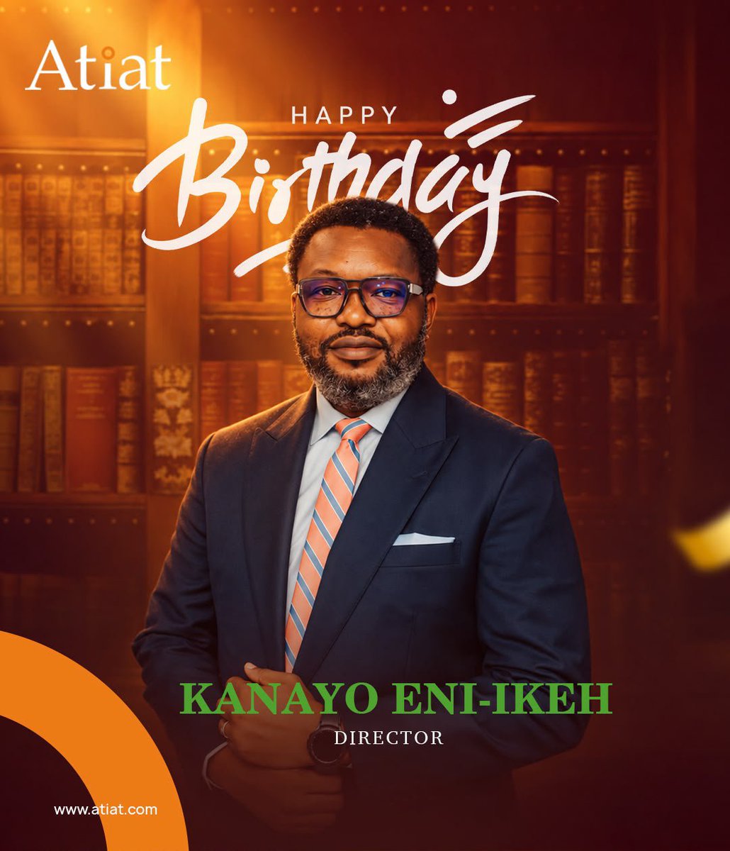 AtiatLtd's tweet photo. Happy Birthday @kannyenikes 

Your visionary leadership, dedication, and outstanding achievements have not only taken this company to great heights but also inspired everyone around you.

May this new year bring you continued success, good health, and fulfillment in every area https://t.co/ln8F4iNeUg