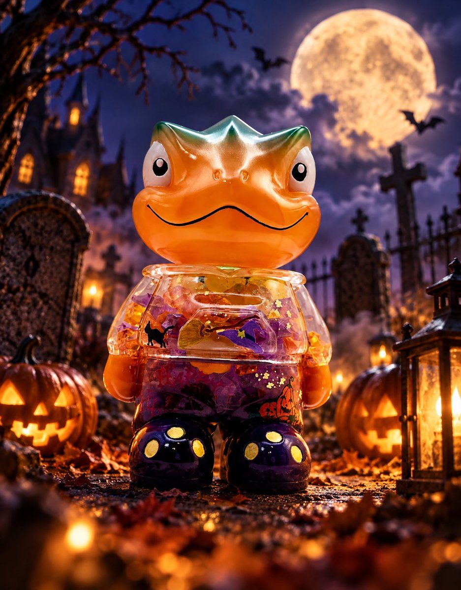 KinsHouse91083's tweet photo. 手書きハロウィンカラー
オンラインショップにて販売開始いたしました！
全3種、全て1点ずつのご用意となります🙇🏻‍♀️⸒⸒
心を込めて制作致しましたので是非ご検討ください！
オンラインショップはこちらから👇

https://t.co/QlOX3P2uNr
 #ソフビ #ハロウィン #爬虫類 #sofbi https://t.co/LiLdnWWQ8M