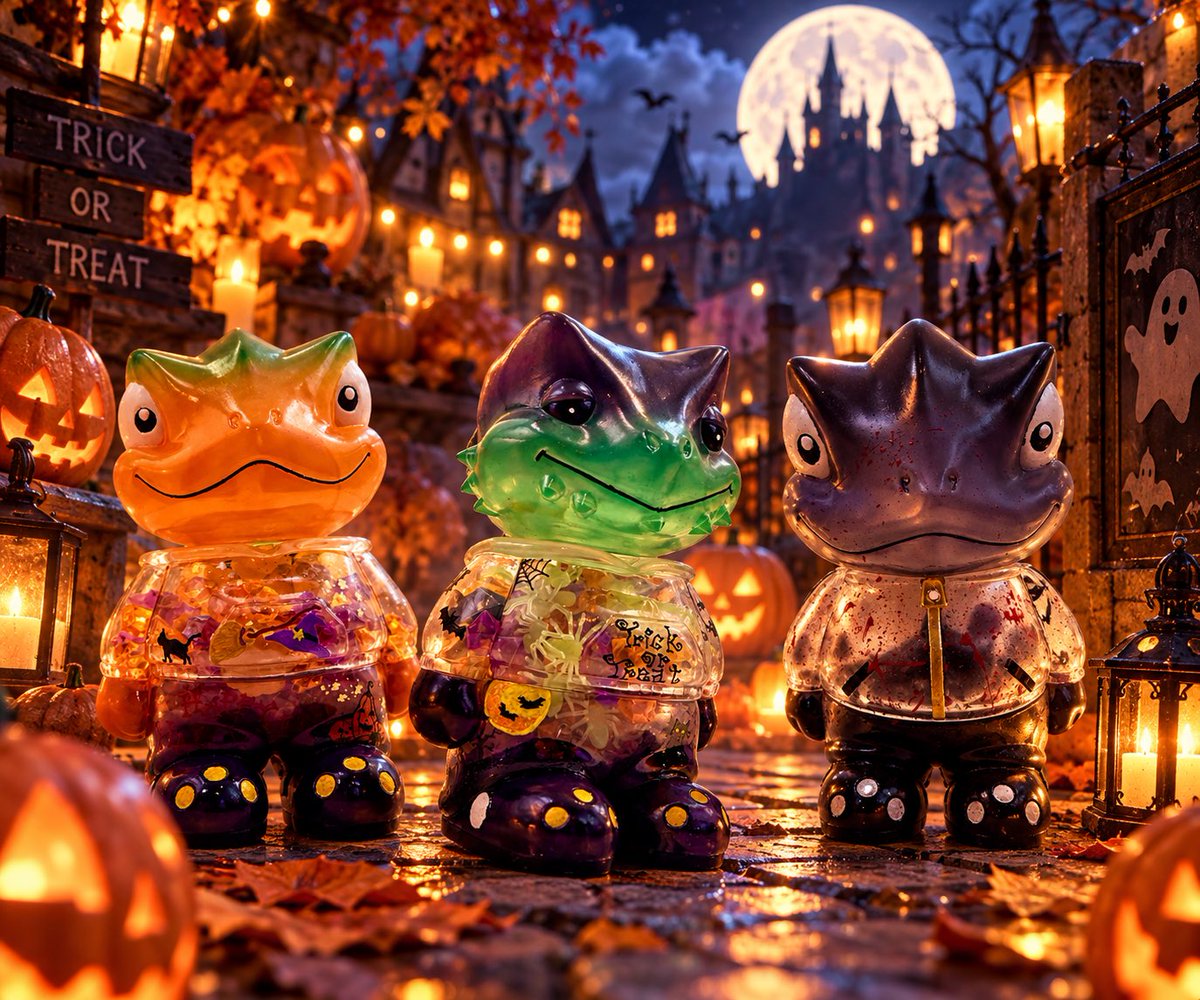 KinsHouse91083's tweet photo. 手書きハロウィンカラー
オンラインショップにて販売開始いたしました！
全3種、全て1点ずつのご用意となります🙇🏻‍♀️⸒⸒
心を込めて制作致しましたので是非ご検討ください！
オンラインショップはこちらから👇

https://t.co/QlOX3P2uNr
 #ソフビ #ハロウィン #爬虫類 #sofbi https://t.co/LiLdnWWQ8M