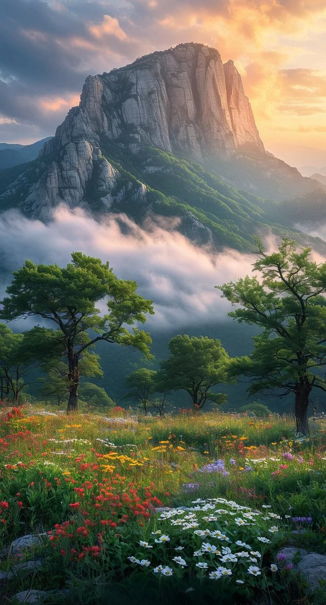 georg_e_9618's tweet photo. I passed by the saddle of Mountain Zhandri today, the breeze carried the mountain scent and a light drizzle, making the whole area feel so peaceful and refreshing.， https://t.co/zdGi5EBVzY