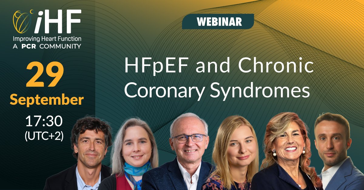 iheartfunction's tweet photo. 💻 LIVE in 6 hours!

How can coronary microvascular dysfunction be diagnosed in HFpEF, and how can the evidence guide tailored treatment?

Join today’s free iHF Webinar at 5:30pm (UTC+2).

🔗 Register now for free: https://t.co/WZcVcby82b https://t.co/tkfJDYQOkx