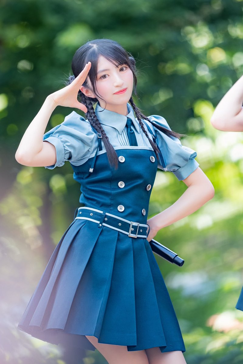asamiya_hinata_'s tweet photo. RainTree夏制服2025\( ¨̮ )/🩵
色もシルエットも丈感も全部大好き！

 #RainTree https://t.co/qogyClQ4fn