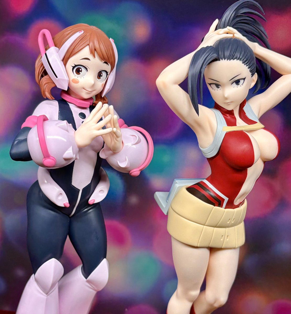 crane_oukoku's tweet photo. 【プライズ情報】

僕のヒーローアカデミア GLITTER&amp;GLAMOURS
-OCHACO URARAKA＆
MOMO YAOYOROZU-

を新しく入荷したのじゃ‼️

『GLITTER&amp;GLAMOURS』に「#僕のヒーローアカデミア」から #麗日お茶子 と
#八百万百 が登場じゃ🪎

是非GETして欲しいのじゃ❗️

#上大岡
#クレーンゲーム
#プライズ https://t.co/1SYDlYrSCc
