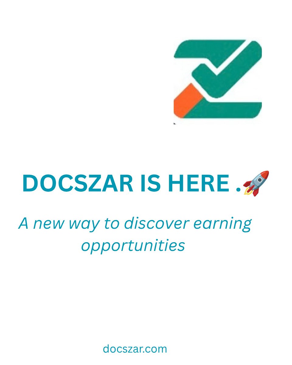 DocsZAR_'s tweet photo. 🚀 DocsZAR is officially live!

Discover online tasks, explore opportunities, and connect with a platform built for both task performers and task creators.

Ready to explore? 👀

https://t.co/k1yQcQ66PW

#DocsZAR #OnlineTasks https://t.co/qlMyCdKXKA