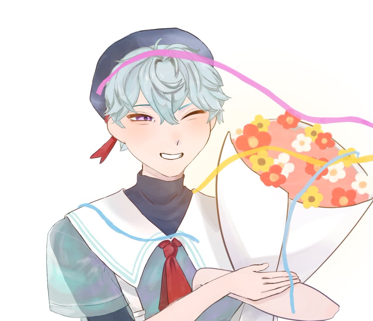 A_xa11i's tweet photo. らむねくんおめでとう🎉

 #絵モネード https://t.co/XgwsGhBdfo