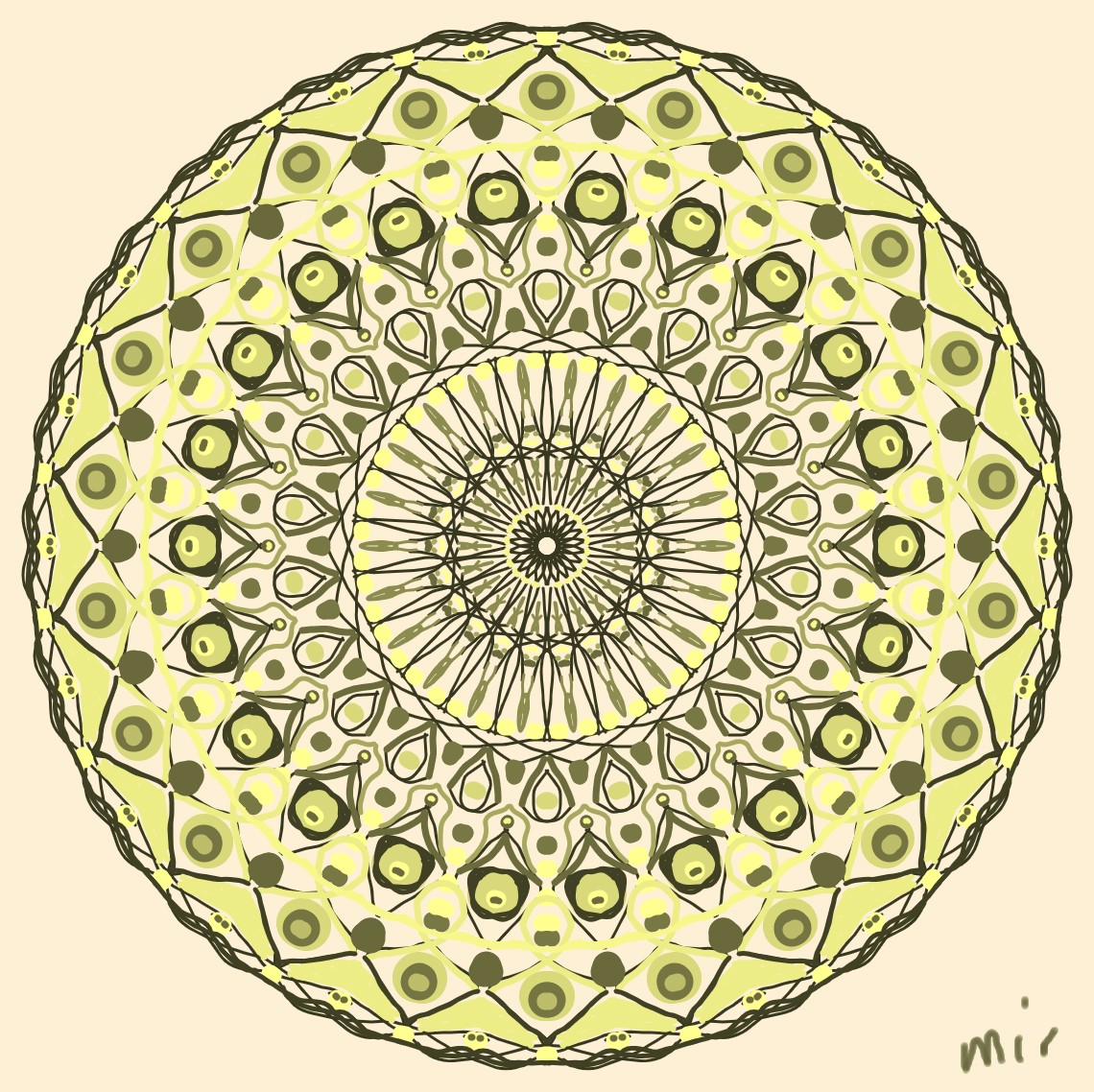 Kronenberg211's tweet photo. Bijna middag mandala...🕛🥳
22 assen in #Gaba gekleurd met één kleur in verschillende tinten, hierdoor heeft de #mandala een rustgevend uiterlijk. Afgerond in #Sumopaint.
Fijne middag gewenst en als je gaat lunchen, smakelijk!
#artistonx #MirCreatiK #draw #relax #zen #art #style https://t.co/aqFyXbtlm7