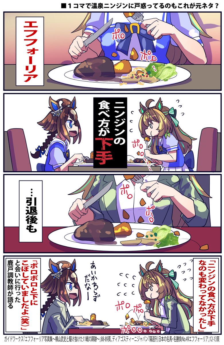 lunaticmonster's tweet photo. 【ウマ娘】エフフォーリアが下手なことのお話 https://t.co/FIvSp60jm4