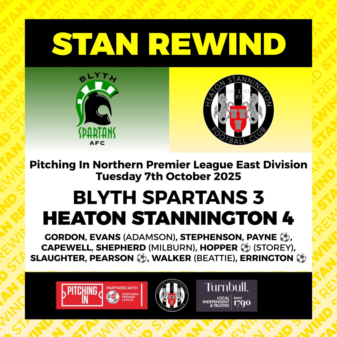 Heatonstan's tweet photo. ⏪ You don’t need me to remind you what happened in this fixture with @Blyth_Spartans last year - my nerves are still recovering…

https://t.co/hpUipNiYge https://t.co/Qf1pJSqY87