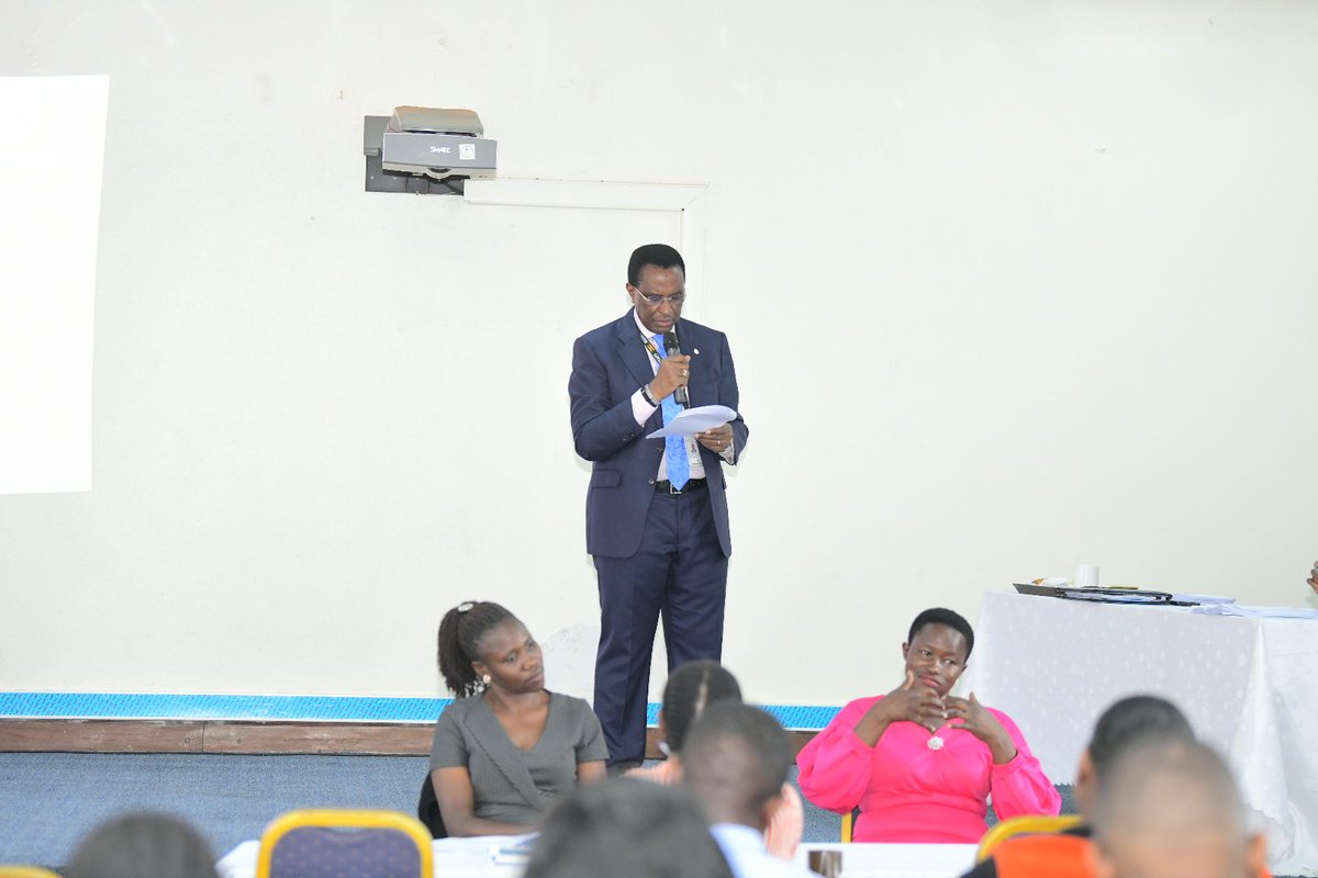 MoWT_Uganda's tweet photo. We are holding a validation workshop to review the Final Draft of Rail Transport Safety Manual Phase I.
The workshop was opened by Mr. Winston Katushabe, Commissioner, Transport Regulation and Safety, bringing stakeholders together to strengthen the safety framework for rail operations.
The review is aimed at helping ensure safer, more reliable rail transport for passengers, workers and communities, while supporting a stronger and more accountable rail sector.
#MoWTUpdates #RailTransportSafety