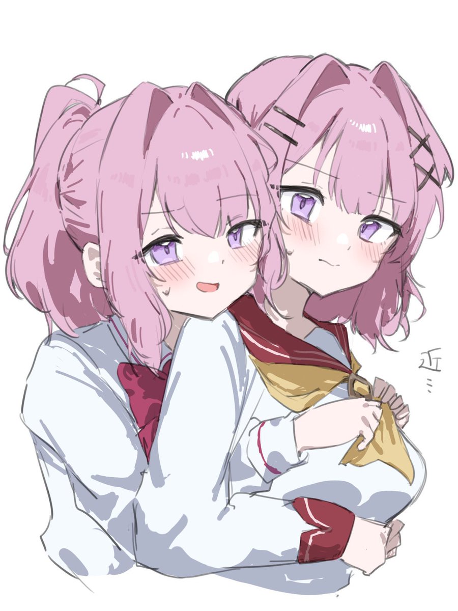 yumenonaka_nyan's tweet photo. はるれな https://t.co/njfLvk5sUc