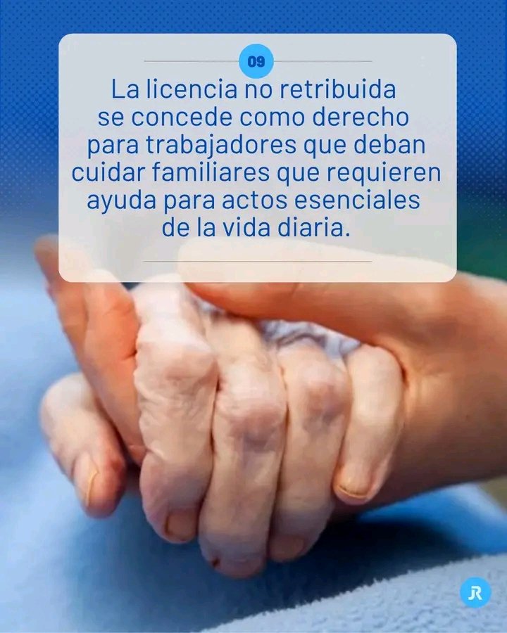 MTSS_CUBA's tweet photo. Ley No. 189/2026, Código de Trabajo.
Licencia no retribuida: Se concede como derecho para trabajadores que deban garantizar el cuidado de familiares que requieren ayuda para actos esenciales de la vida diaria. 
#MtssCuba https://t.co/FRSZisSkgL