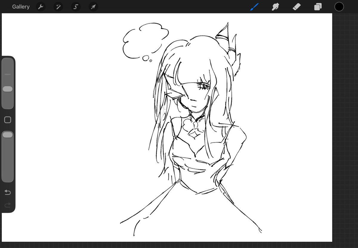 aspirubie's tweet photo. day 11&amp;12: i keep forgetting . Its exam period. forgive me. whats she thinking of? https://t.co/NBVeOoqSLY
