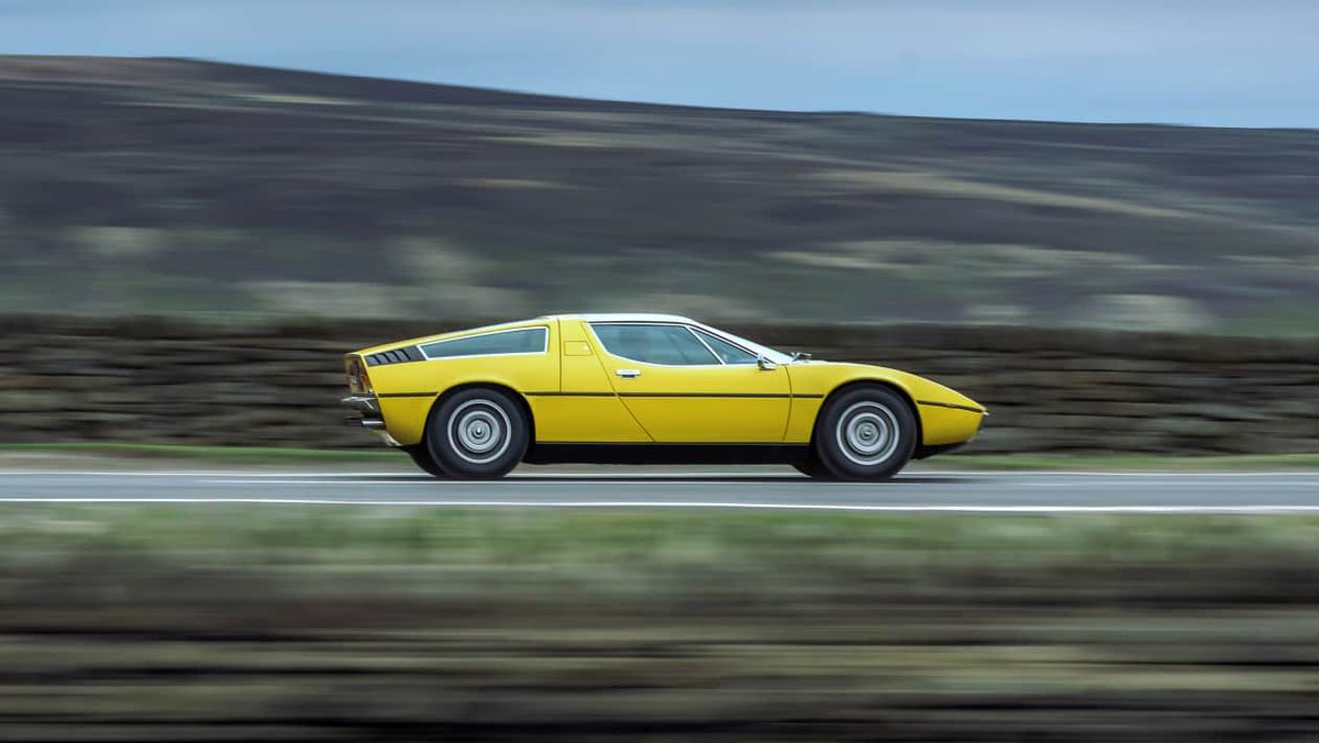 evomagazine's tweet photo. The Maserati Bora was a curious mix of Italian design and French engineering. Now more than ever, it’s a deeply desirable grand touring supercar. https://t.co/Byxvj3YHoR